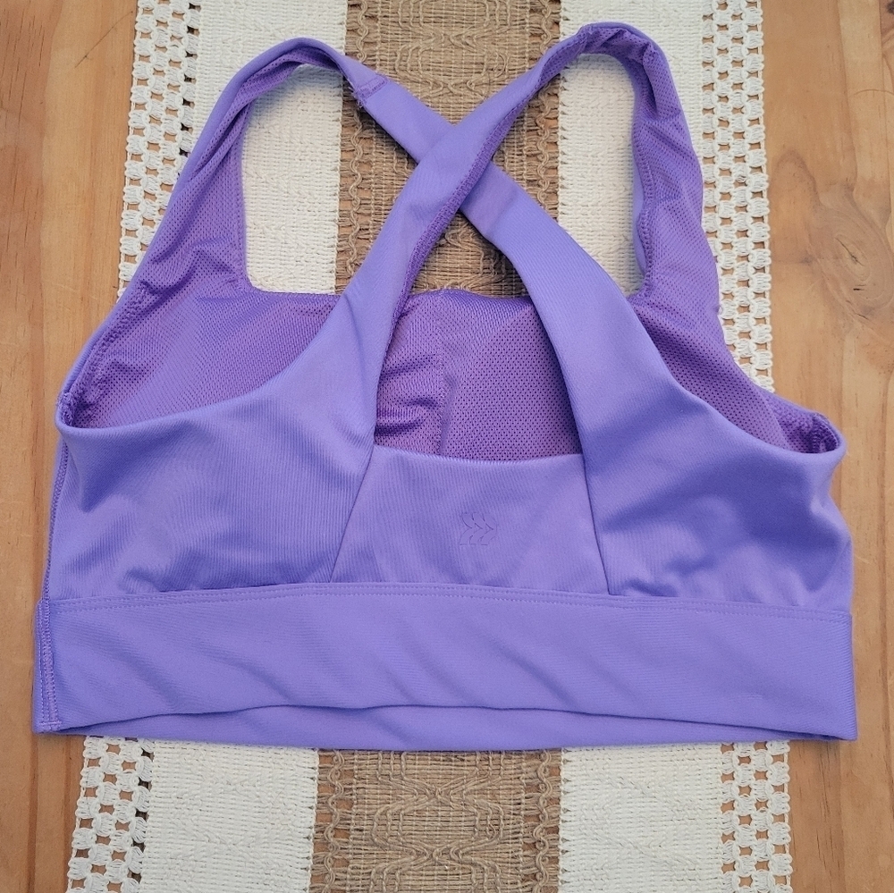 All In Motion Medium Support Square Neck Crossback Bra - Picture 5 of 6